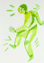 Набор маркеров "Ecoline" 5шт, зеленые цвета